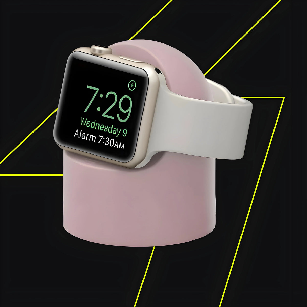 ChargeDock - Support en Silicone pour Apple Watch